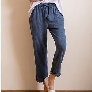 Terry Lounge Pants - Adjustable Tie Waist